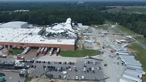 Large Pfizer pharmaceutical plant is heavily damaged by tornado in North Carolina, company says